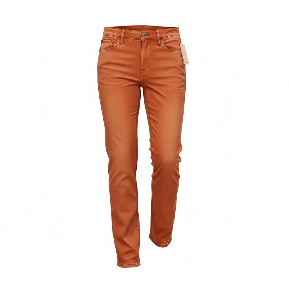 Michael Kors Women’s Orange Spice Stretch Jeans Size 8 NWT Denim Pants